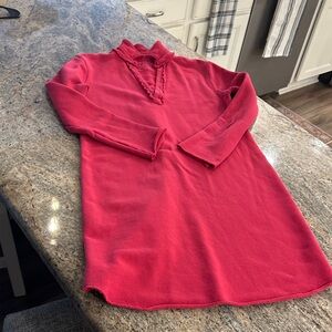 Hot pink Long Sleeve Dress